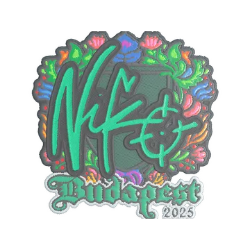 Sticker | NiKo (Embroidered) | Budapest 2025