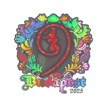 Sticker | nin9 (Holo) | Budapest 2025