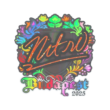 Sticker | nitr0 (Holo) | Budapest 2025