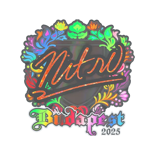 Sticker | nitr0 (Holo) | Budapest 2025