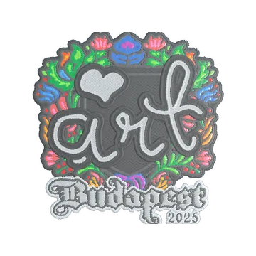 Sticker | arT (Embroidered) | Budapest 2025