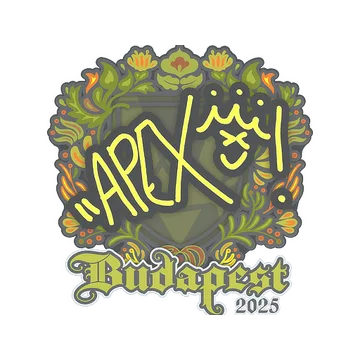 Sticker | apEX | Budapest 2025