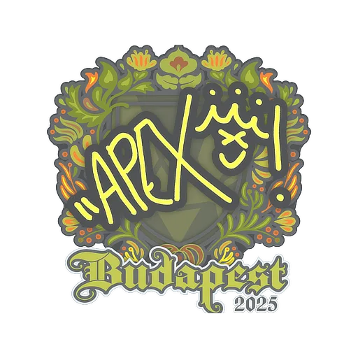 Sticker | apEX | Budapest 2025