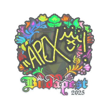 Sticker | apEX (Holo) | Budapest 2025