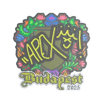 Sticker | apEX (Embroidered) | Budapest 2025