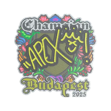 Sticker | apEX (Embroidered, Champion) | Budapest 2025