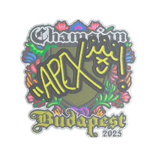Sticker | apEX (Embroidered, Champion) | Budapest 2025