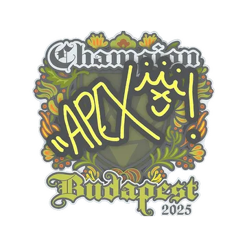 Sticker | apEX (Champion) | Budapest 2025