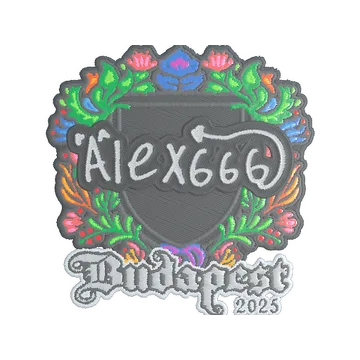Sticker | alex666 (Embroidered) | Budapest 2025