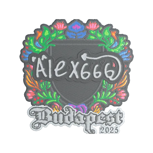 Sticker | alex666 (Embroidered) | Budapest 2025
