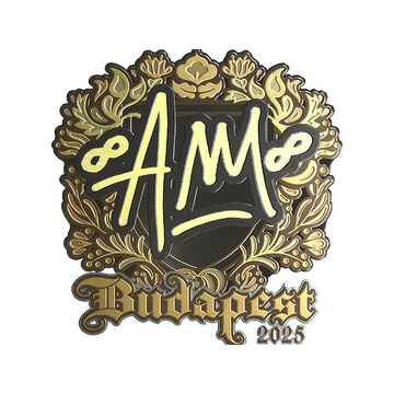 Sticker | AW (Gold) | Budapest 2025