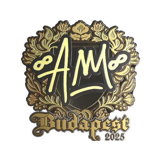 Sticker | AW (Gold) | Budapest 2025