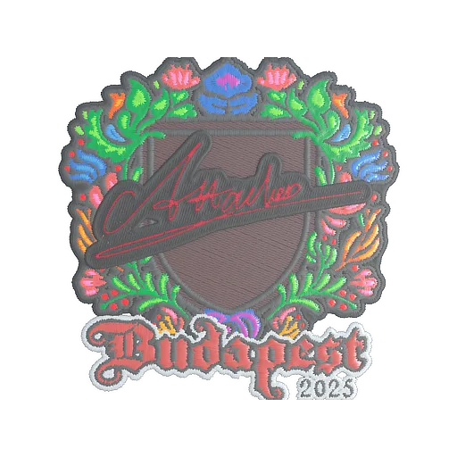 Sticker | Attacker (Embroidered) | Budapest 2025