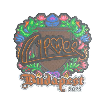 Sticker | Cypher (Embroidered) | Budapest 2025