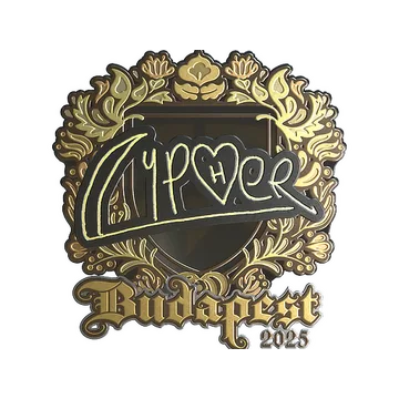 Sticker | Cypher (Gold) | Budapest 2025