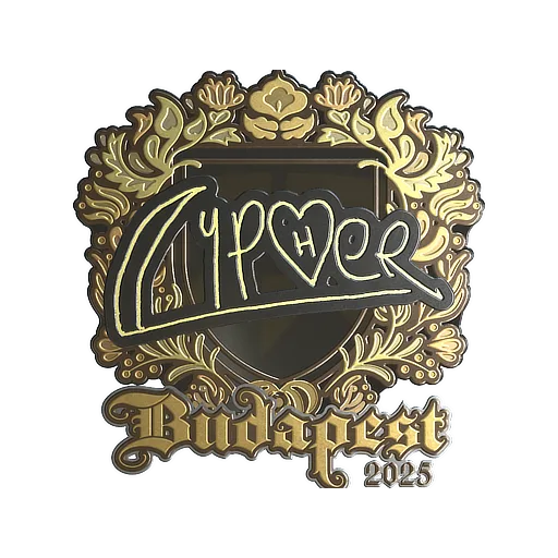Sticker | Cypher (Gold) | Budapest 2025