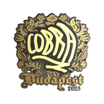 Sticker | cobra (Gold) | Budapest 2025