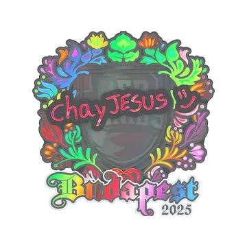 Sticker | chayJESUS (Holo) | Budapest 2025