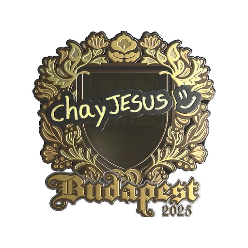 Sticker | chayJESUS (Gold) | Budapest 2025