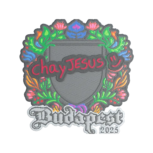 Sticker | chayJESUS (Embroidered) | Budapest 2025
