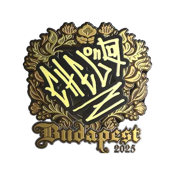 Sticker | chelo (Gold) | Budapest 2025