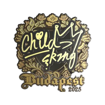 Sticker | ChildKing (Gold) | Budapest 2025