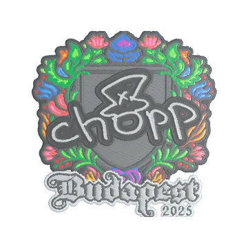 Sticker | chopper (Embroidered) | Budapest 2025