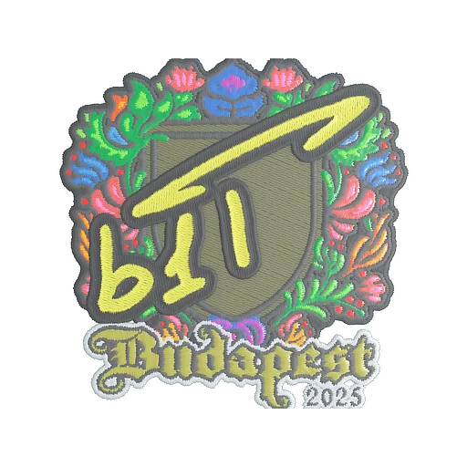 Sticker | b1t (Embroidered) | Budapest 2025
