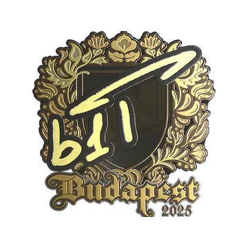 Sticker | b1t (Gold) | Budapest 2025