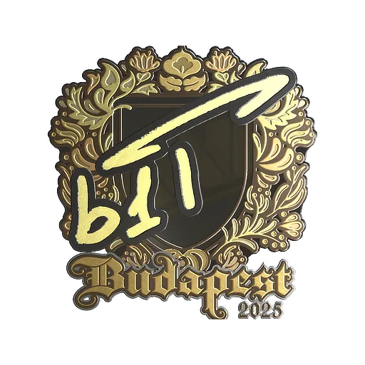 Sticker | b1t (Gold) | Budapest 2025
