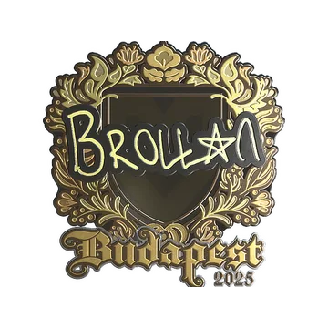 Sticker | Brollan (Gold) | Budapest 2025