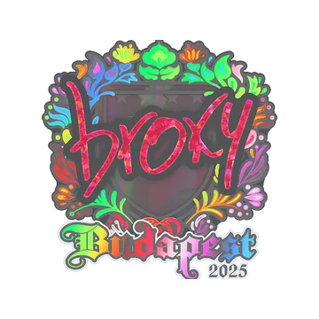 Sticker | broky (Holo) | Budapest 2025