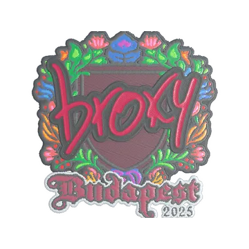 Sticker | broky (Embroidered) | Budapest 2025