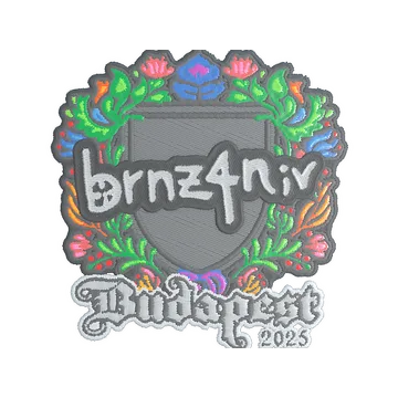 Sticker | brnz4n (Embroidered) | Budapest 2025