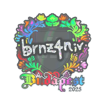 Sticker | brnz4n (Holo) | Budapest 2025