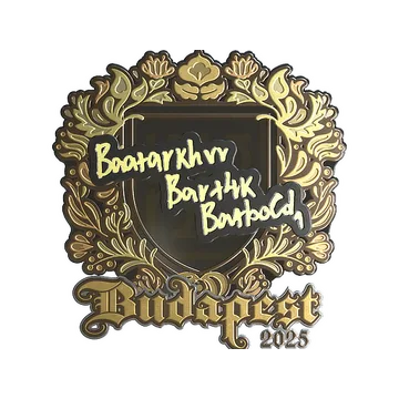 Sticker | Bart4k (Gold) | Budapest 2025
