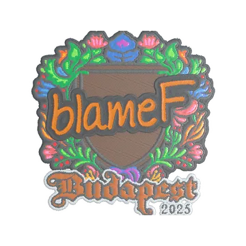 Sticker | blameF (Embroidered) | Budapest 2025