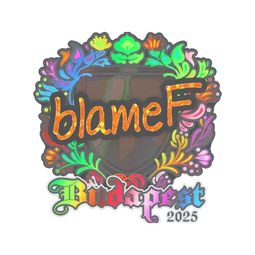 Sticker | blameF (Holo) | Budapest 2025