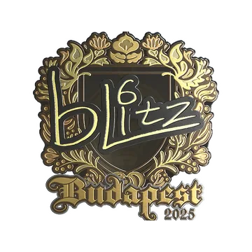 Sticker | bLitz (Gold) | Budapest 2025