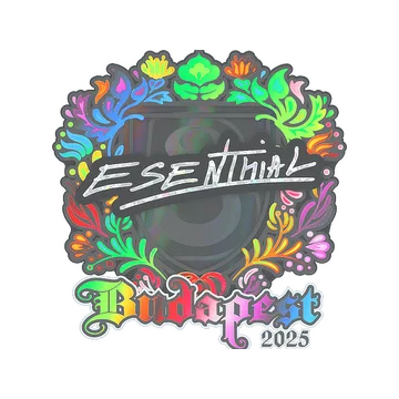 Sticker | esenthial (Holo) | Budapest 2025