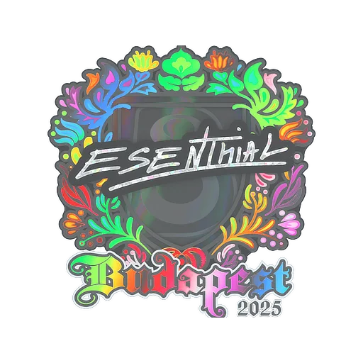 Sticker | esenthial (Holo) | Budapest 2025