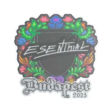 Sticker | esenthial (Embroidered) | Budapest 2025