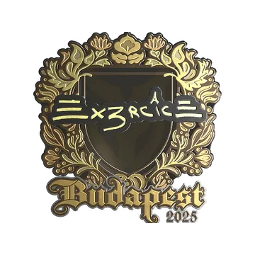 Sticker | Ex3rcice (Gold) | Budapest 2025