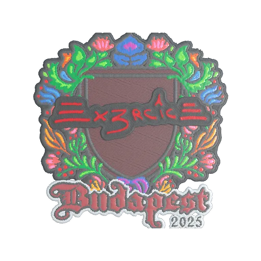 Sticker | Ex3rcice (Embroidered) | Budapest 2025
