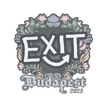 Sticker | exit | Budapest 2025