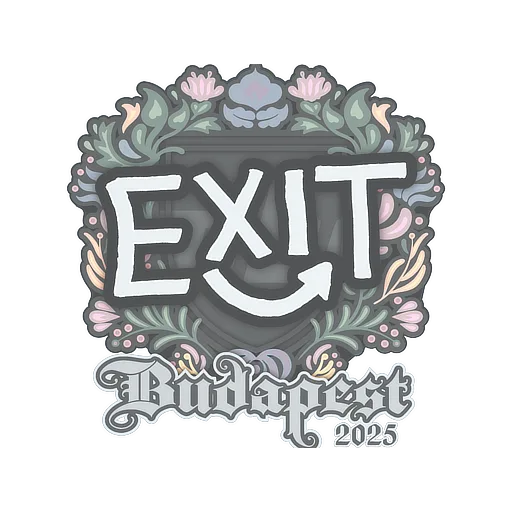 Sticker | exit | Budapest 2025