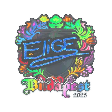 Sticker | EliGE (Holo) | Budapest 2025