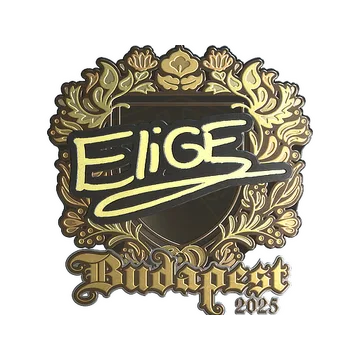 Sticker | EliGE (Gold) | Budapest 2025
