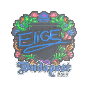 Sticker | EliGE (Embroidered) | Budapest 2025