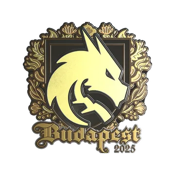 Sticker | Team Spirit (Gold) | Budapest 2025